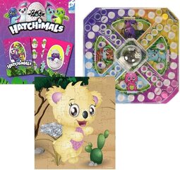 Žaidimų rinkinys-dėlionė 3W1 Hatchimals kaina ir informacija | Stalo žaidimai, galvosūkiai | pigu.lt