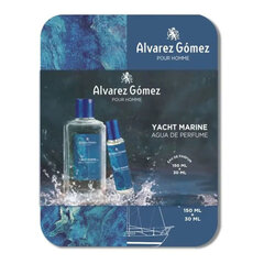 Rinkinys Alvarez Gomez Yatch Marine vyrams: EDT, 150 ml + EDT, 30 ml цена и информация | Мужские духи | pigu.lt
