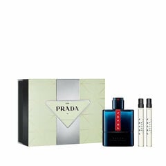 Rinkinys Prada Luna Rossa Ocean vyrams: EDT, 100 ml + EDT, 2 x 10 ml kaina ir informacija | Kvepalai vyrams | pigu.lt