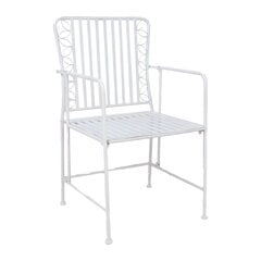 Стул ЖАСМИН антик белый, металл цена и информация | Садовые стулья, кресла, пуфы | pigu.lt