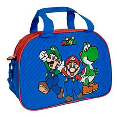 Sportinis krepšys Super Mario, mėlynas kaina ir informacija | Kuprinės ir krepšiai | pigu.lt