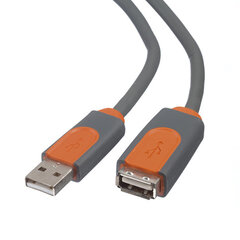 Belkin CU1100CP4.8M, USB-A, 4.8 m цена и информация | Кабели и провода | pigu.lt