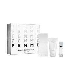 Kosmetikos rinkinys Angel Schlesser Femme EDT moterims: Tualetinis vanduo 100 ml + kūno kremas 100 ml + tualetinis vanduo 15 ml kaina ir informacija | Angel Schlesser Kvepalai, kosmetika | pigu.lt