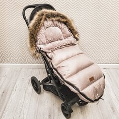 Vaikiškas miegmaišis vežimėliui Edisa, 115 cm, rudas kaina ir informacija | Vokeliai, miegmaišiai, pagalvės | pigu.lt
