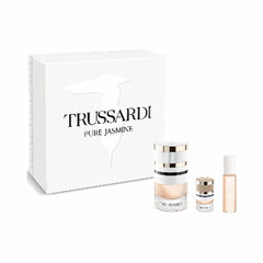 Rinkinys Trussardi Pure Jasmine EDP moterims: Kvapusis vanduo 10 ml + Kvapusis vanduo 7 ml + Kvapusis vanduo 60 ml kaina ir informacija | Kvepalai moterims | pigu.lt