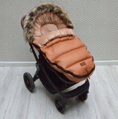 Детский спальник для коляски 95 см. Теплый мех. Осень зима. От 0-18 месяцев. цена и информация | Детские подушки, конверты, спальники | pigu.lt