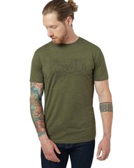 Marškinėliai vyrams Ten Tree TCM1742-0477, žali цена и информация | Мужские футболки | pigu.lt