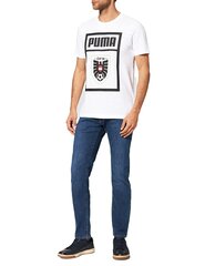 Puma marškinėliai vyrams 757343 02, balti цена и информация | Мужские футболки | pigu.lt