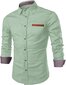 Marškiniai vyrams Meilicloth, žali kaina ir informacija | Vyriški marškiniai | pigu.lt