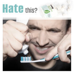 Tabletės formos dantų pasta Oralti, 60 vnt kaina ir informacija | Dantų šepetėliai, pastos | pigu.lt