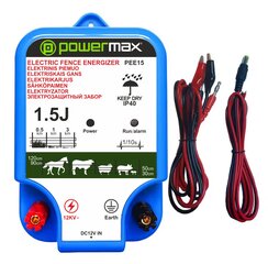 Блок питания для электрического забора Powermax PEE15 1.5J цена и информация | Товары для сельскохозяйственных животных | pigu.lt