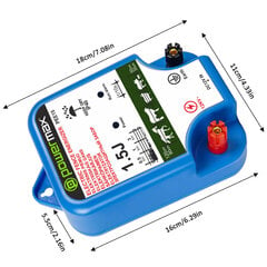 Блок питания для электрического забора Powermax PEE15 1.5J цена и информация | Товары для сельскохозяйственных животных | pigu.lt