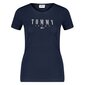 Marškinėliai moterims Tommy Hilfiger, tamsiai mėlyni цена и информация | Marškinėliai moterims | pigu.lt