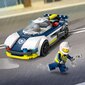 60415 LEGO® City Policijos automobilis ir galingo automobilio gaudynės kaina ir informacija | Konstruktoriai ir kaladėlės | pigu.lt