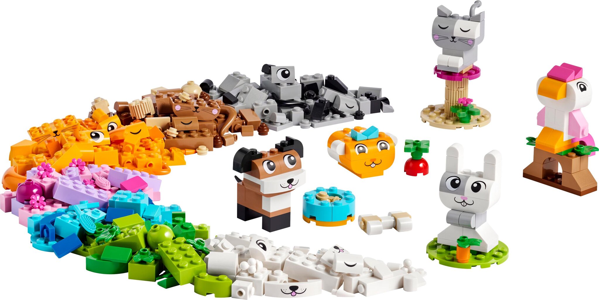 11034 LEGO® Classic Kūrybiniai augintiniai цена и информация | Konstruktoriai ir kaladėlės | pigu.lt