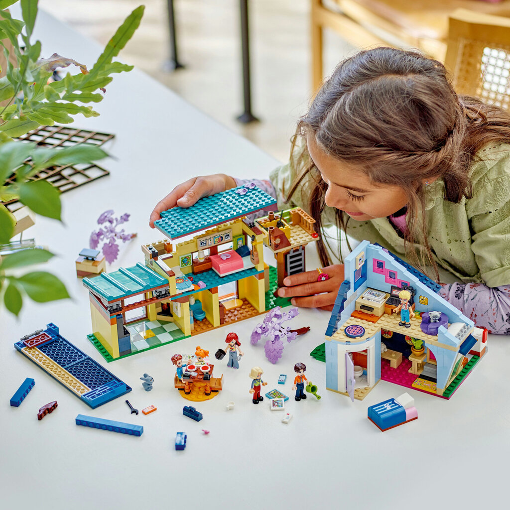 42620 LEGO® Friends Olio ir Peizlės šeimų namai kaina ir informacija | Konstruktoriai ir kaladėlės | pigu.lt