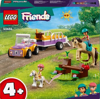 42634 LEGO® Friends Žirgo ir ponio priekaba kaina ir informacija | Konstruktoriai ir kaladėlės | pigu.lt