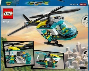 60405 LEGO® City Skubiosios pagalbos sraigtasparnis kaina ir informacija | Konstruktoriai ir kaladėlės | pigu.lt