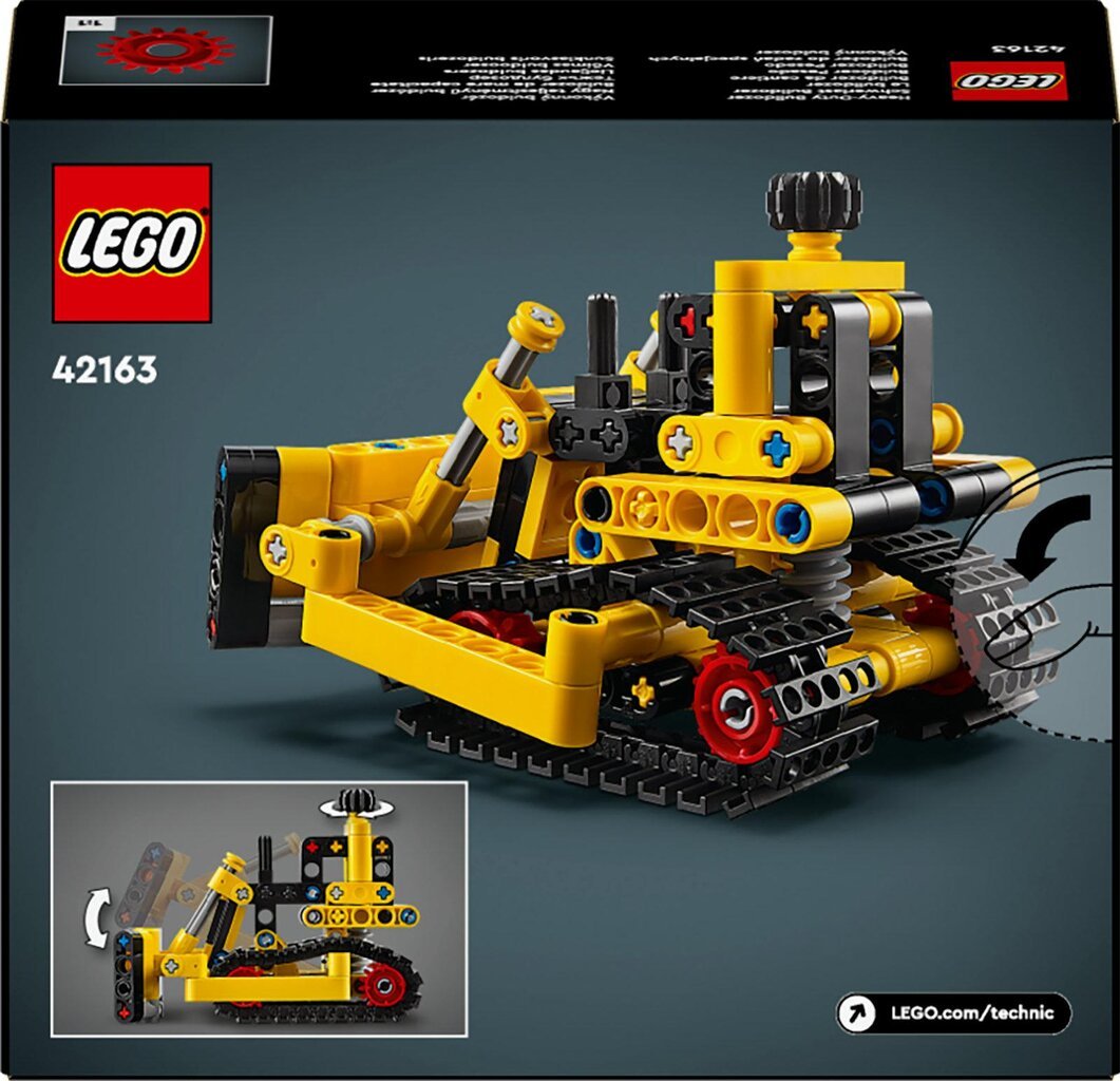 42163 LEGO® Technic Sunkiasvoris buldozeris kaina ir informacija | Konstruktoriai ir kaladėlės | pigu.lt