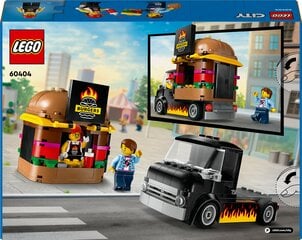 60404 Грузовик с бургерами LEGO® City цена и информация | Конструкторы и кубики | pigu.lt