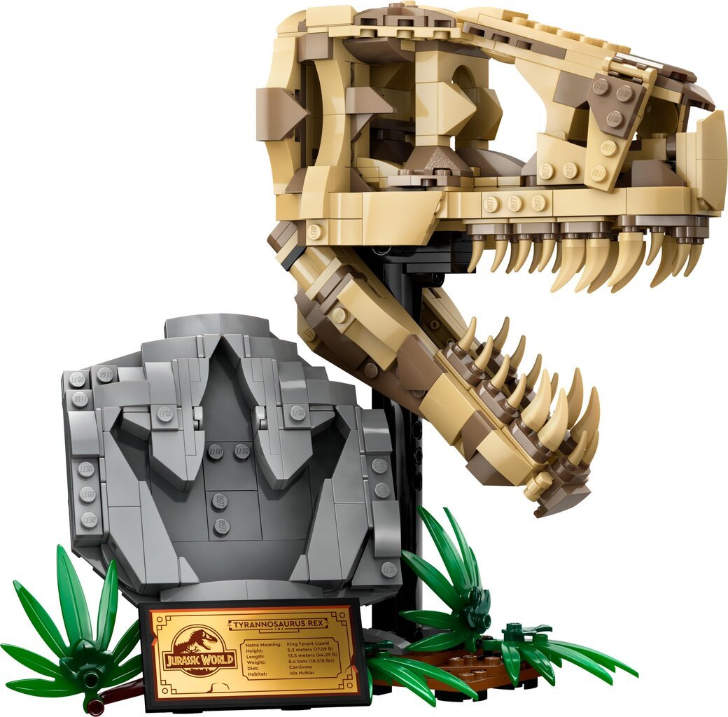 76964 LEGO® Jurassic World Dinozaurų fosilijos: tiranozauro kaukolė kaina ir informacija | Konstruktoriai ir kaladėlės | pigu.lt