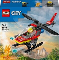 60411 LEGO® City Ugniagesių sraigtasparnis kaina ir informacija | Konstruktoriai ir kaladėlės | pigu.lt