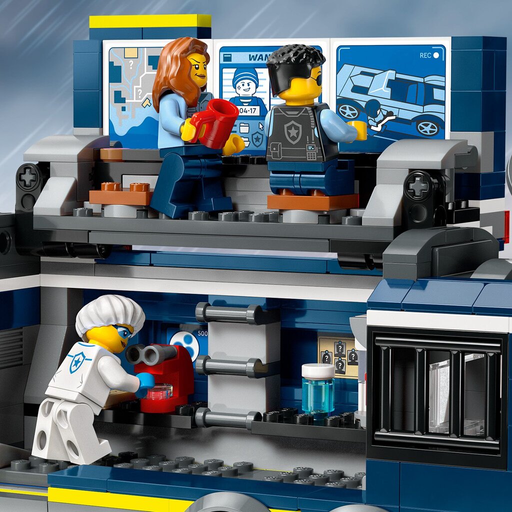 60418 LEGO® City Policijos mobiliosios nusikaltimų tyrimo laboratorijos sunkvežimis kaina ir informacija | Konstruktoriai ir kaladėlės | pigu.lt