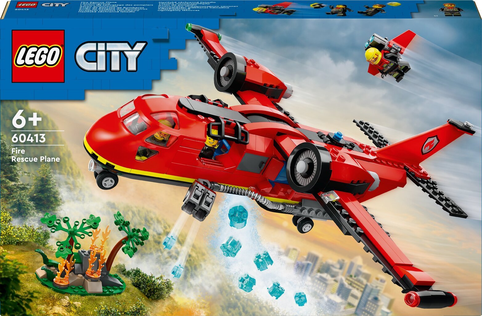 60413 LEGO® CITY Самолет пожарников цена | pigu.lt