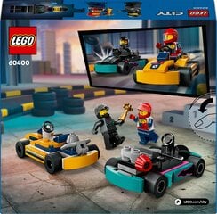 60400 LEGO® City Gokartai ir lenktynininkai kaina ir informacija | Konstruktoriai ir kaladėlės | pigu.lt