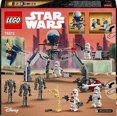 75372 LEGO® Star Wars Klonų kario ir kovinio droido kovos rinkinys kaina ir informacija | Konstruktoriai ir kaladėlės | pigu.lt