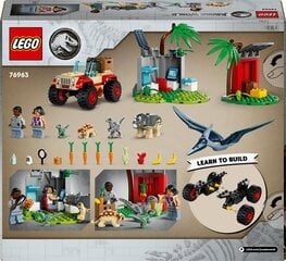 76963 LEGO® Jurassic World Центр спасения динозавров цена и информация | Конструкторы и кубики | pigu.lt