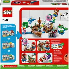 71432 LEGO® Super Mario Dorrie nuotykiai nuskendusiame laive – papildomas rinkinys kaina ir informacija | Konstruktoriai ir kaladėlės | pigu.lt