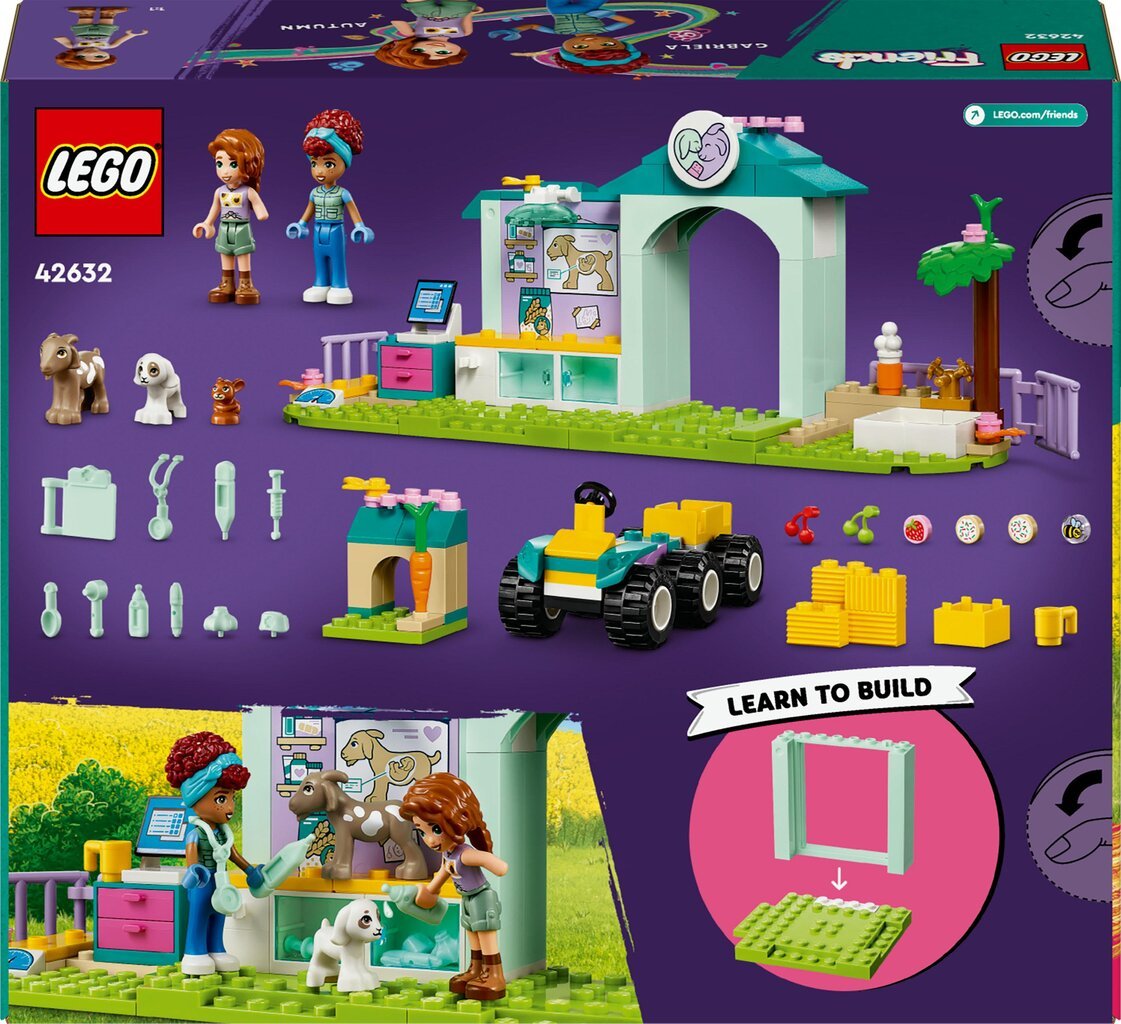 42632 Ветеринарная клиника для сельскохозяйственных животных LEGO® Friends  цена | pigu.lt