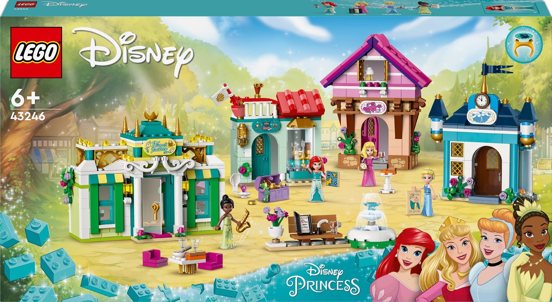 43246 LEGO® Disney princesių nuotykiai turguje kaina ir informacija | Konstruktoriai ir kaladėlės | pigu.lt