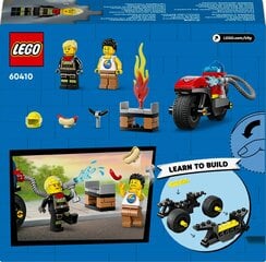 60410 LEGO® City Ugniagesių motociklas kaina ir informacija | Konstruktoriai ir kaladėlės | pigu.lt