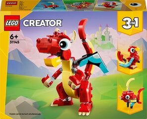 31145 LEGO® Creator Красный дракон цена и информация | Конструкторы и кубики | pigu.lt