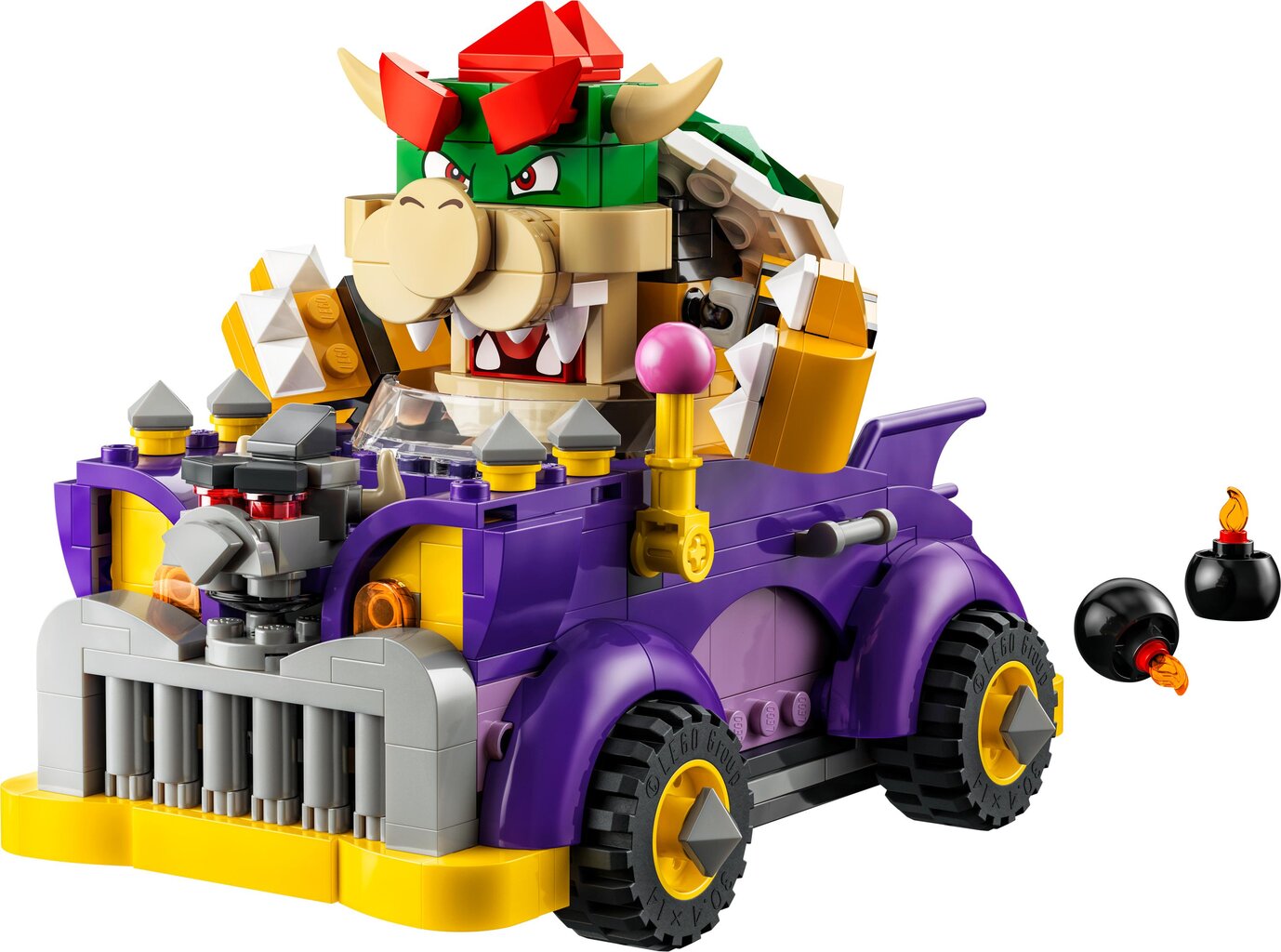 71431 LEGO® Super Mario Bowser galingas automobilis – papildomas rinkinys kaina ir informacija | Konstruktoriai ir kaladėlės | pigu.lt