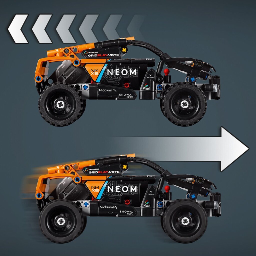 42166 LEGO® Technic NEOM McLaren Extreme E Race Car kaina ir informacija | Konstruktoriai ir kaladėlės | pigu.lt