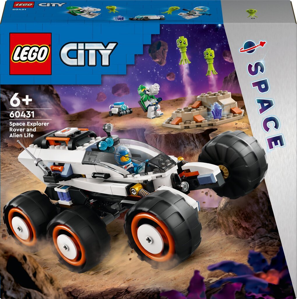 60431 LEGO® City Kosminių tyrinėjimų visureigis ir ateiviai kaina ir informacija | Konstruktoriai ir kaladėlės | pigu.lt