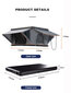 Automobilio stogo palapinė Unispectra-Explorer, 210 x 132 x 18 cm, juoda kaina ir informacija | Palapinės | pigu.lt