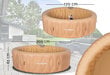 Sūkurinė vonia Latte, 205x65cm kaina ir informacija | Baseinai | pigu.lt