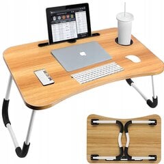 Столик для ноутбука, коричневый цена и информация | Компьютерные, письменные столы | pigu.lt