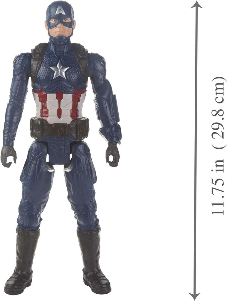 Figūrėlė Marvel Avengers Kapitan Ameryka Titan Hero Series, 30cm kaina ir informacija | Žaislai berniukams | pigu.lt