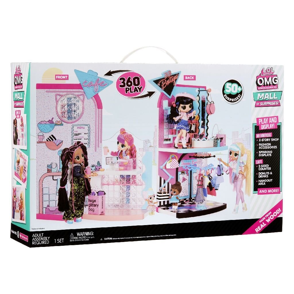 Lėlės aksesuarų rinkinys LOL Surprise OMG Mall Of Surprises kaina ir informacija | Žaislai mergaitėms | pigu.lt