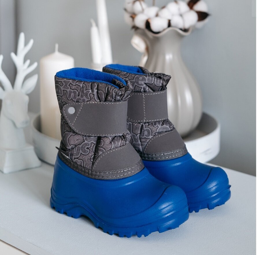 Sniego batai vaikams Joy, mėlyni kaina ir informacija | Žieminiai batai vaikams | pigu.lt