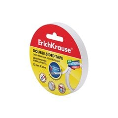 Dvipusė lipni juostelė ErichKrause, 12mm x 10m kaina ir informacija | Kanceliarinės prekės | pigu.lt