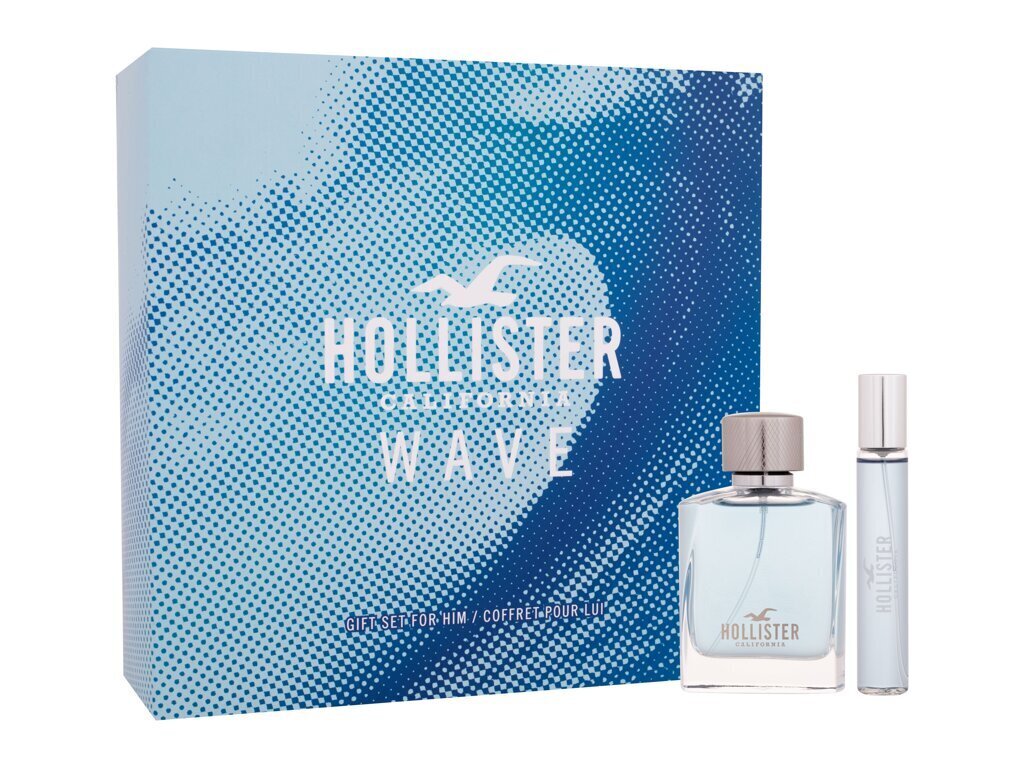 Dovanų rinkinys vyrams kvepalai Hollister Wave Man EDT, 50 ml + 15 ml kaina ir informacija | Kvepalai vyrams | pigu.lt