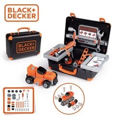 Конструктор с чемоданчиком Smoby Black & Decker, Автомобиль цена и информация | Игрушки для мальчиков | pigu.lt