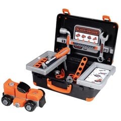 Конструктор с чемоданчиком Smoby Black & Decker, Автомобиль цена и информация | Игрушки для мальчиков | pigu.lt