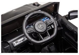 Dvivietis vaikiškas elektromobilis džipas Mercedes G63 AMG BBH-002, juodas kaina ir informacija | Elektromobiliai vaikams | pigu.lt